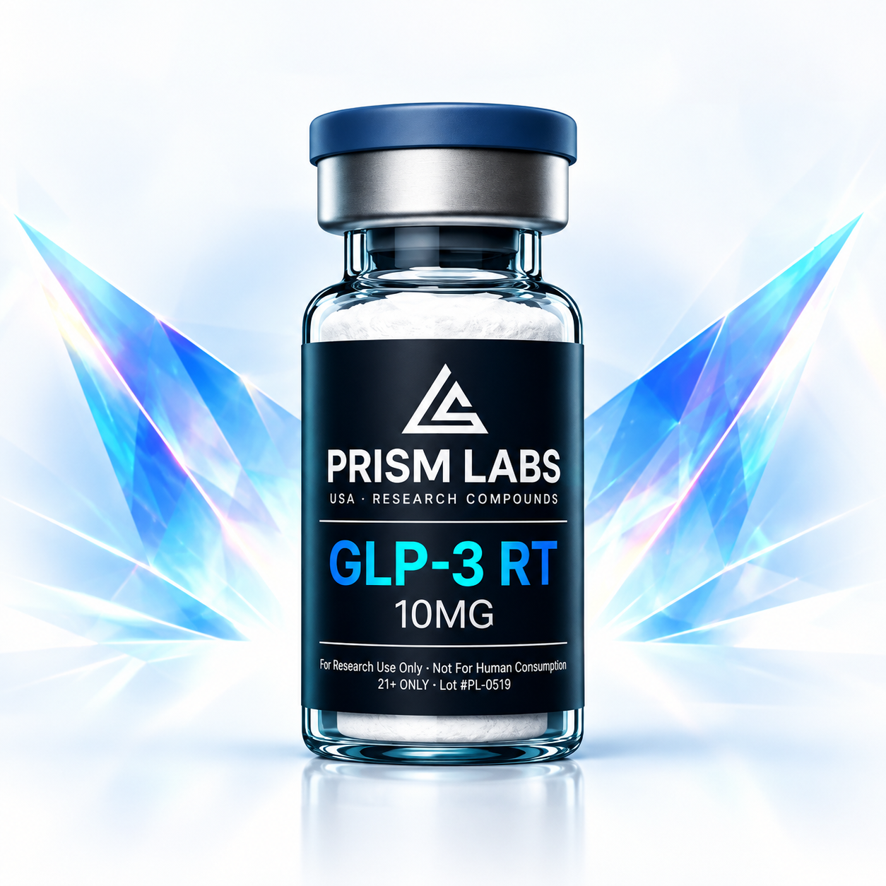 GLP-3 RT research compound vial - Prism Labs USA