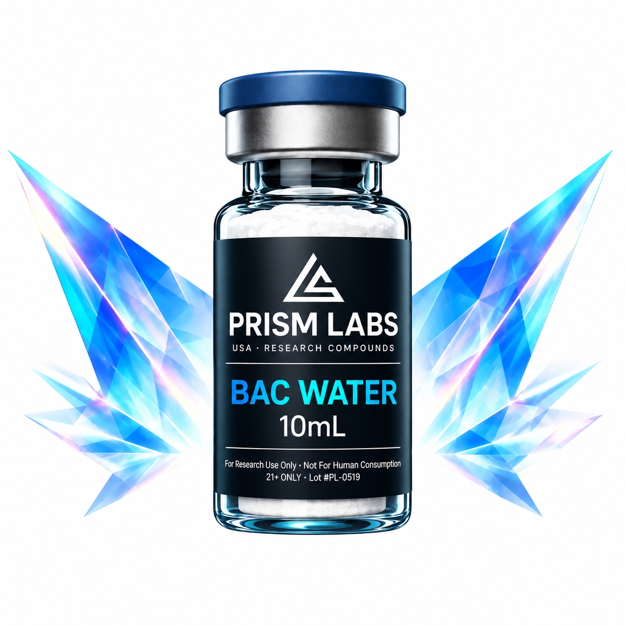 BAC WATER research compound vial - Prism Labs USA