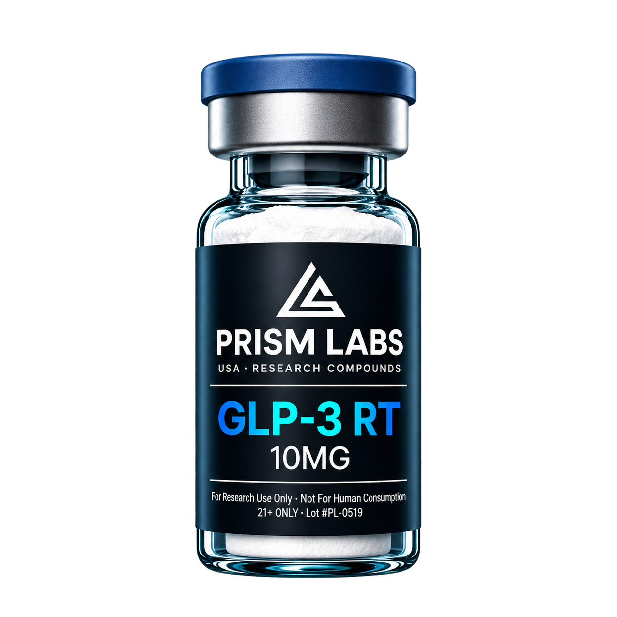GLP-3 RT 10mg research compound vial - Prism Labs USA