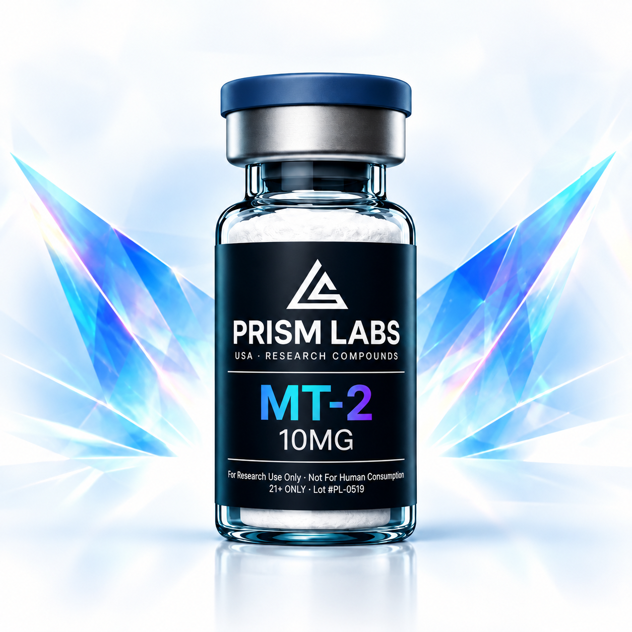 Melanotan II research compound vial - Prism Labs USA